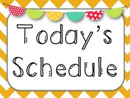 schedule schedule